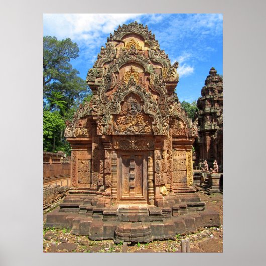 Banteay Srei Temple Chandi Poster (Voorkant)