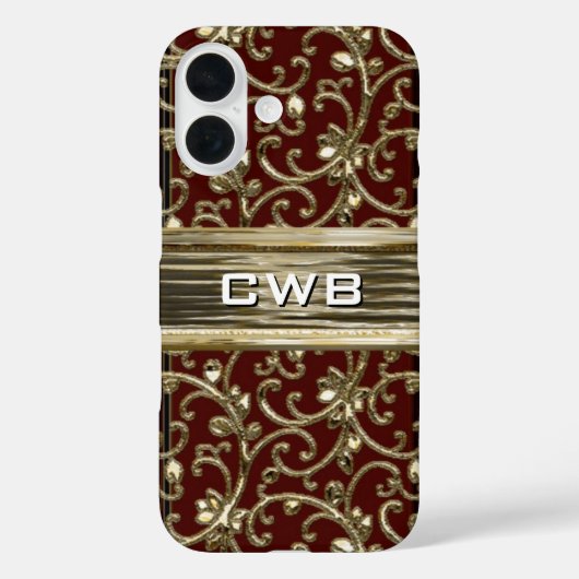 Banter loround monogram Case-Mate iPhone case (Achterkant)