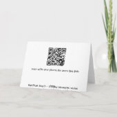 Bantham Beach, Devon - Denken aan jou Kaart (Achterkant)