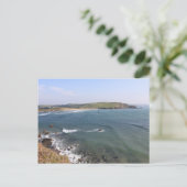 Bantham Beach uit Bigbury, Devon Briefkaart (Staand voorkant)