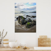 Bantham Rocks naar Burgh Island Poster (Keuken)