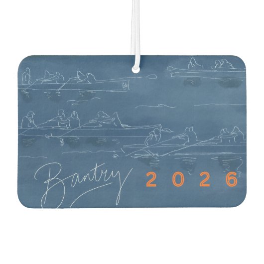 Bantry 2026 All Ireland Coastal Rowing Airfreshner Luchtverfrisser (Voorkant)