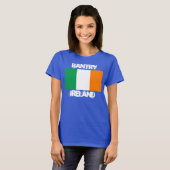 Bantry, Ierland met Ierse vlag T-shirt (Voorkant volledig)