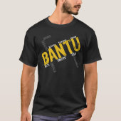 bantu-Black Regular T-shirt (Voorkant)
