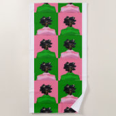 Bantu Knots badhanddoek (Voorkant)