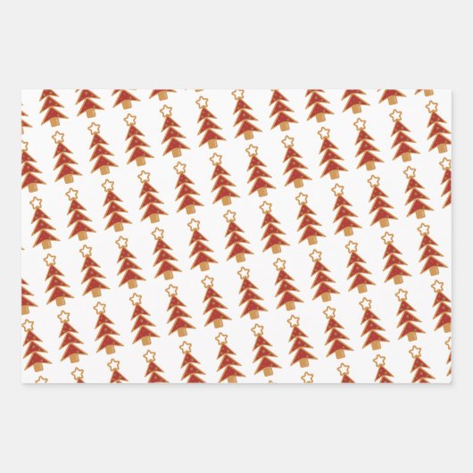 Bantu Tri Remix inpakpapier Platte blad Set van 3 (Voorkant 2)