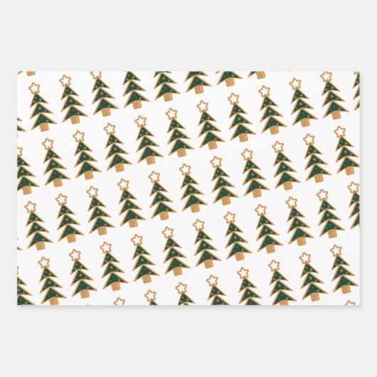 Bantu Tri Remix inpakpapier Platte blad Set van 3 Vel (Voorkant 3)