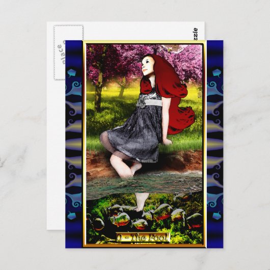 Banx Tarot Fool Briefkaart (Voorkant / Achterkant)