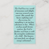 Banx Tarot Fool Visitekaartjes (Achterkant)