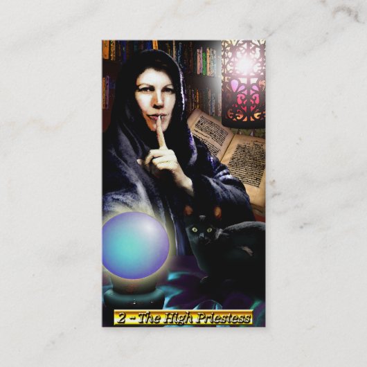 Banx Tarot High Priestess Visitekaartjes (Voorkant)
