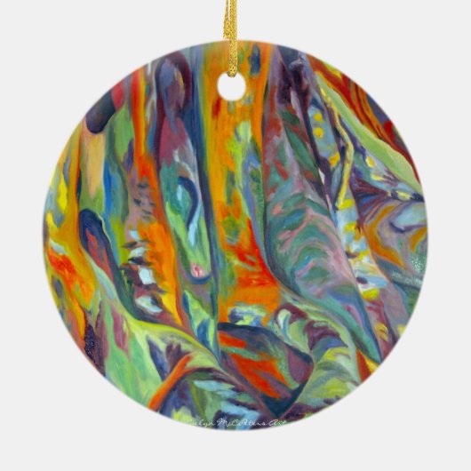 Banyan Root Fine Art Ornament (Achterkant)