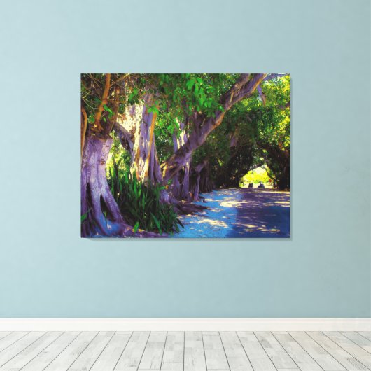 Banyan Street Canvas Afdruk (Insitu (Houten vloer))