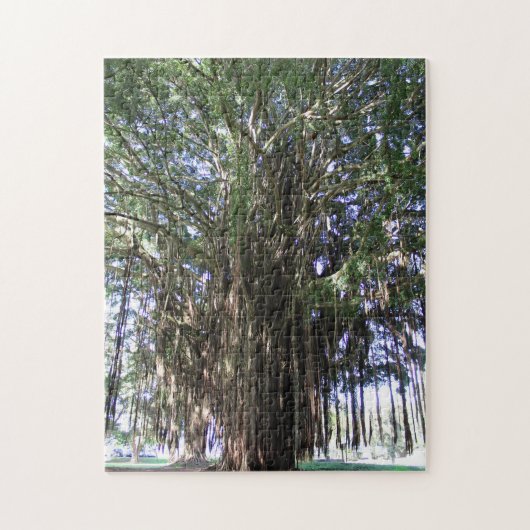 Banyan Tree, Hilo Hawaï Legpuzzel (Verticaal)