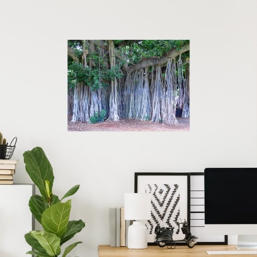 Banyan Tree Poster (Thuiskantoor)