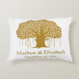 Banyan Tree Rustic Outdoor Wedding Decoratief Kussen