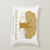 Banyan Tree Rustic Outdoor Wedding Decoratief Kussen (Achterkant (Verticaal))