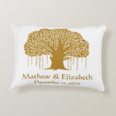 Banyan Tree Rustic Outdoor Wedding Decoratief Kussen (Achterkant)