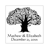 Banyan Tree rustieke buitenbruiloft Rubberstempel (Afrduk)