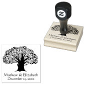 Banyan Tree Rustieke Buitenhuwelijk Rubberstempel (Gestempeld)