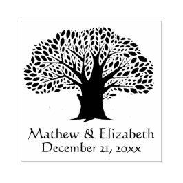 Banyan Tree Rustieke Buitenhuwelijk Rubberstempel