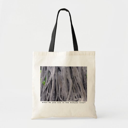 Banyan Tree Trunk Tote Bag (Voorkant)