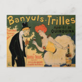 Banyuls Trilles Wine Drink en Art Briefkaart (Voorkant)