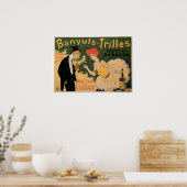 Banyuls Trilles Wine Drink en Art Poster (Keuken)
