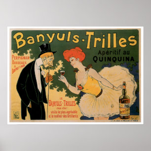 Banyuls Trilles  Wine Drink en Art Poster