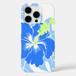 Banzai Beach Hawaiian Hibiscus Blue iPhone 16 Pro Hoesje