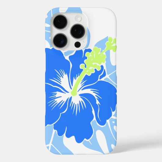 Banzai Beach Hawaiian Hibiscus Blue Case-Mate iPhone Case (Achterkant)