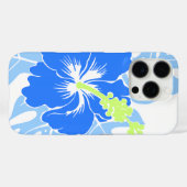 Banzai Beach Hawaiian Hibiscus Blue Case-Mate iPhone Case (Achterkant (horizontaal))