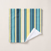 Banzai Beach Hawaiian Hibiscus Floral and Stripe Bad Handdoek (Wasdoekje)