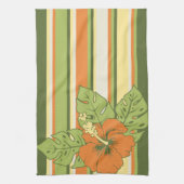 Banzai Beach Hawaiian Hibiscus keukenhanddoek (Verticaal)
