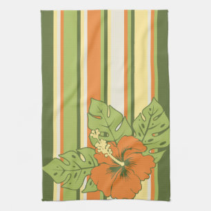 Banzai Beach Hawaiian Hibiscus keukenhanddoek