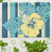 Banzai Beach Hawaiian Hibiscus Kitchen Towel Theedoek (Gevouwen)