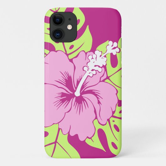 Banzai Beach Hawaiian Hibiscus Pink Case-Mate iPhone Case (Achterkant)