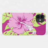 Banzai Beach Hawaiian Hibiscus Pink Case-Mate iPhone Case (Achterkant (horizontaal))