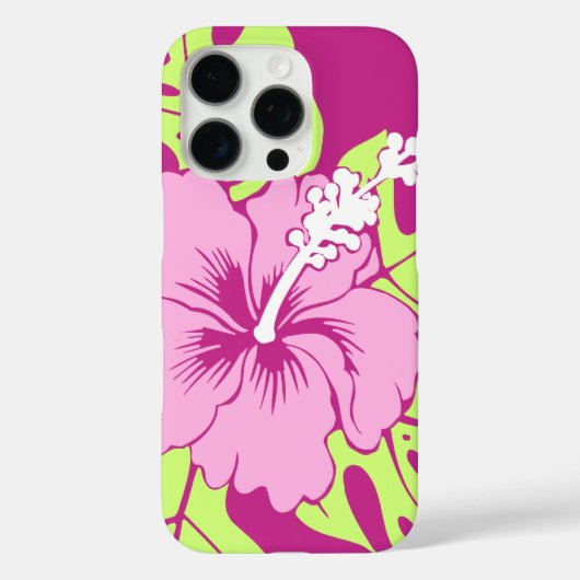 Banzai Beach Hawaiian Hibiscus Pink Case-Mate iPhone Case (Achterkant)