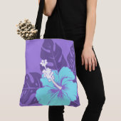Banzai Beach Hawaiian Hibiscus Reversible BeachBag Tote Bag (Dichtbij)