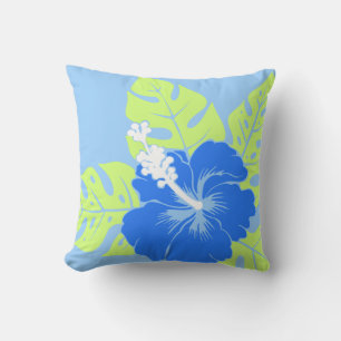 Banzai Beach Hawaiian Hibiscus Vierkante Kussens