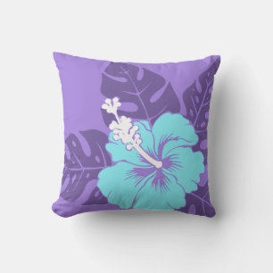 Banzai Beach Hawaiian Hibiscus Vierkante Kussens