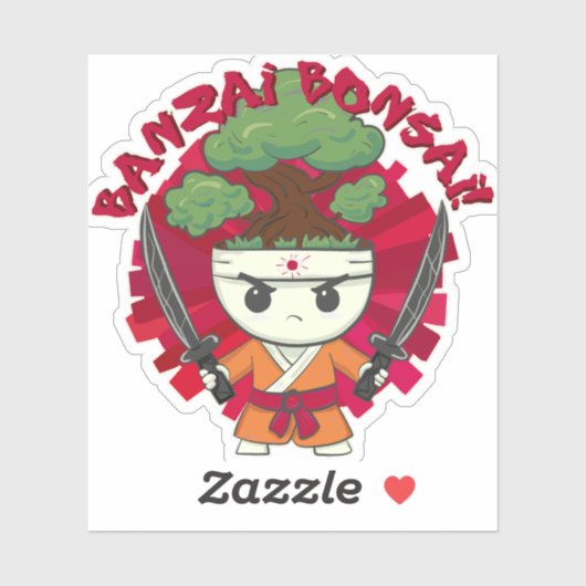 Banzai Bonsai! Sticker (Vel)