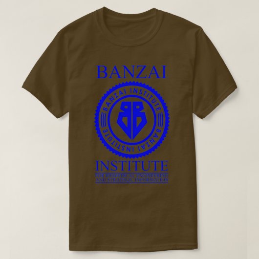 Banzai Institute Blue Edition T-shirt (Design voorkant)