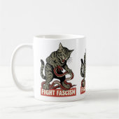 Banzai Kat Fight Fascism Koffiemok (Links)
