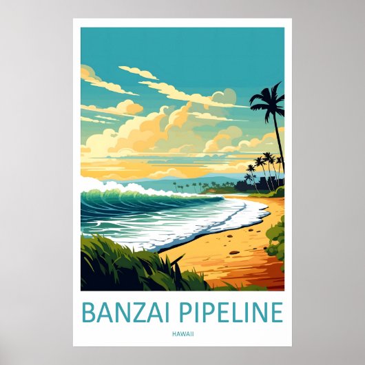 Banzai Pipeline 1 Poster (Voorkant)