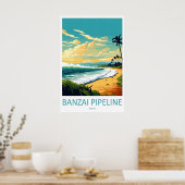 Banzai Pipeline 1 Poster (Keuken)