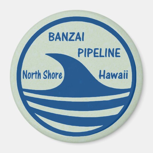 Banzai Pipeline Magneet (Voorkant)
