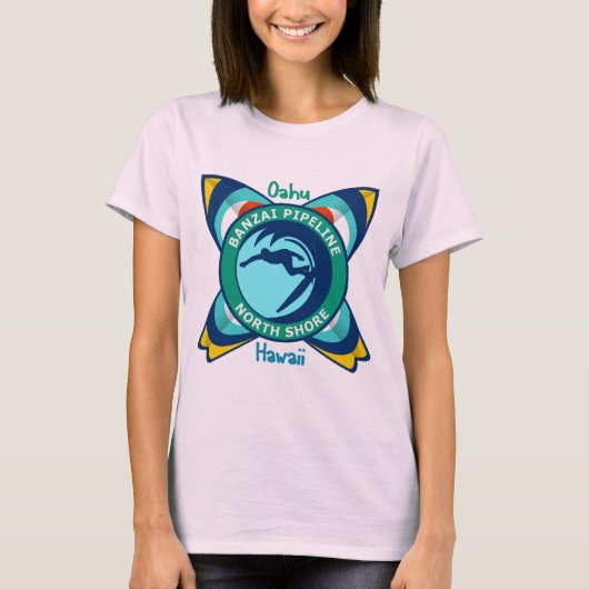 Banzai Pipeline North Shore T-shirt (Voorkant)