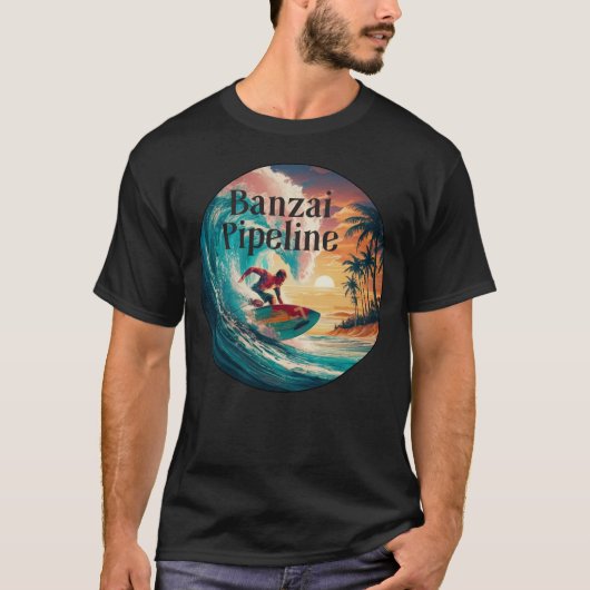 Banzai Pipeline T-shirt (Voorkant)