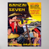 Banzai Seven - Aanval op Jekyll Island Poster (Voorkant)